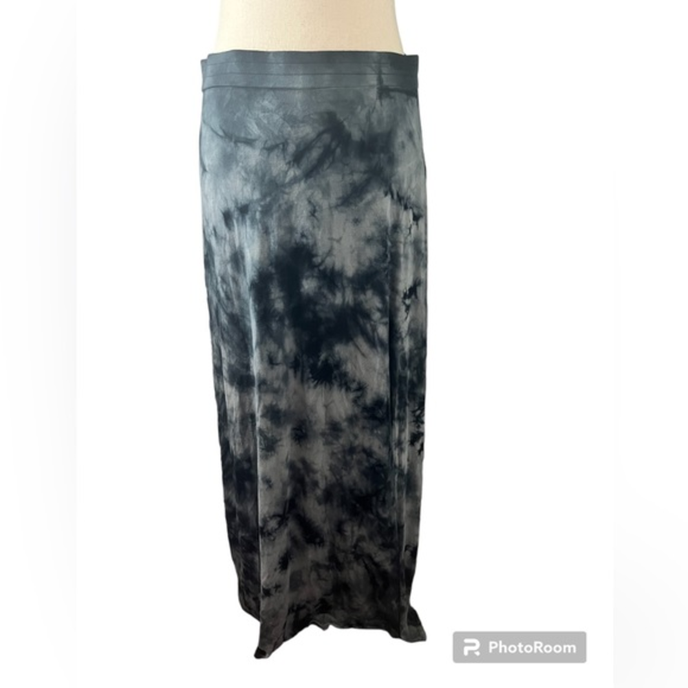 American Eagle Black Tie Dye Maxi Skirt M